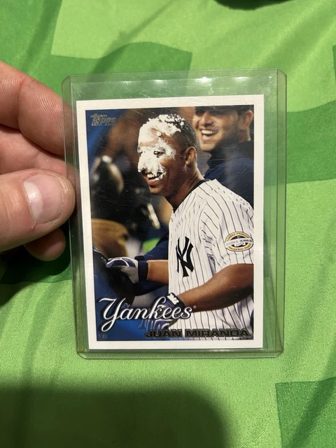 2010 Topps Photo Variation Juan Miranda #579 Pie in Face. RAR! Only One On eBay