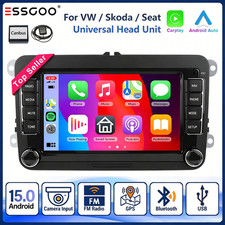 7 Car Stereo Radio Gps Apple Carplay Android 15 For Vw Volkswagen Jetta Passat