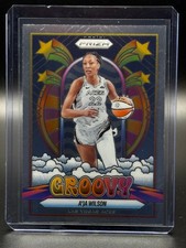 2025 Panini Prizm WNBA- Groovy A'ja Wilson #1