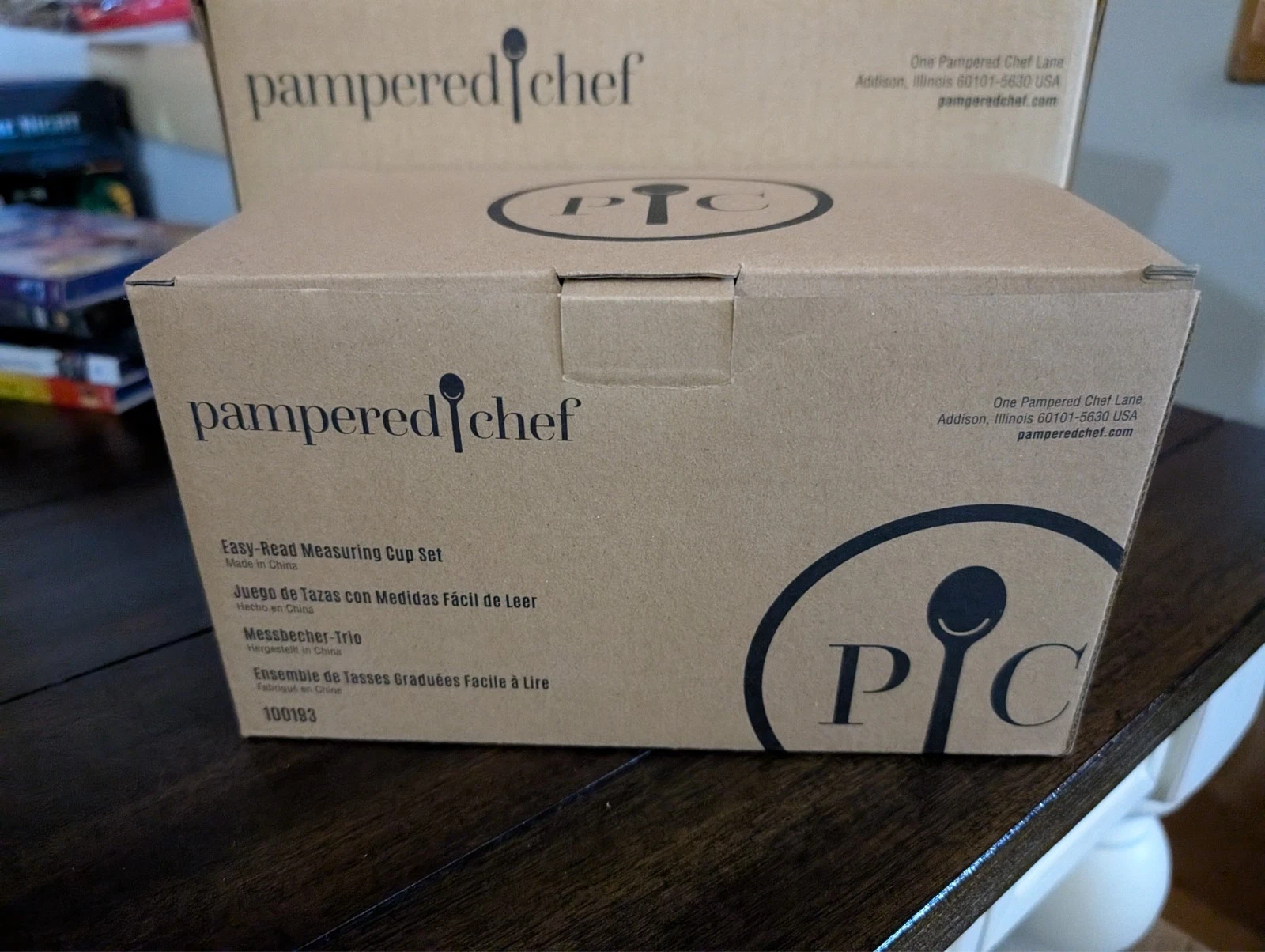PAMPERED CHEF~Easy-Read Measuring Cup Set #100193 new