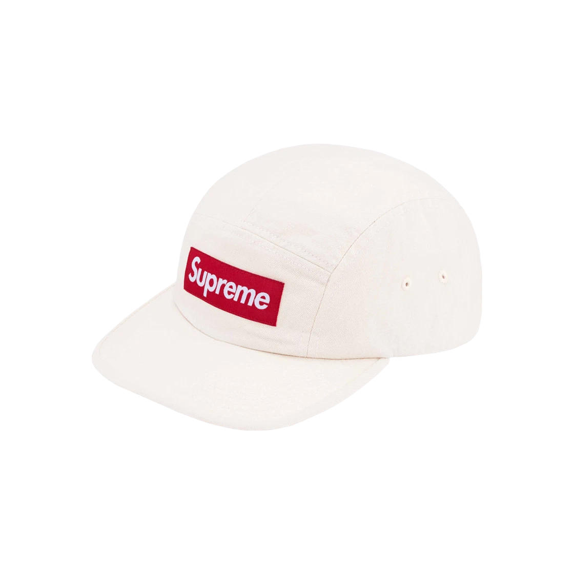 Casquette de camp en sergé chino lavé Supreme naturelle   24SS