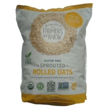 One Degree Gluten Free Sprouted Rolled Oats 5 Pounds EXP 03/2026