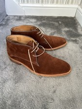 Oliver Sweeney brown suede Caldana desert boots - size 9