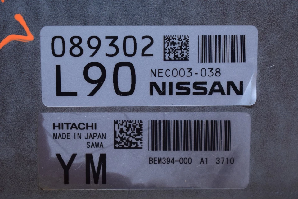 2014 2015 INFINITI Q50 ENGINE COMPUTER MODULE ECU ECM BEM394-000 A1 OEM - Image 2 of 4