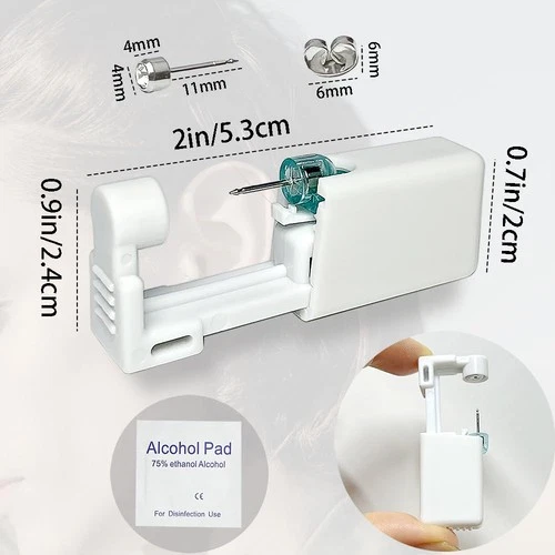 6 Pack Ear Piercing Kit, Disposable Gun, Self Gun,... image 4