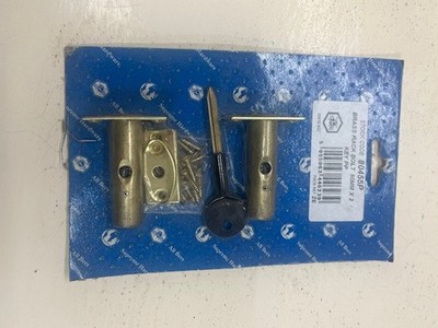 ZAHNSTANGENSCHRAUBEN - 60mm - MESSING - 2 keine MIT SCHLÜSSEL - UNBENUTZT - SUPREME