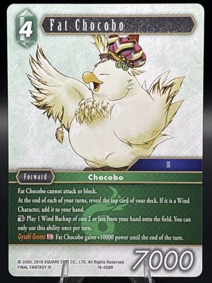Final Fantasy TCG - Fat Chocobo - 16-056R  - Emissaries of Light
