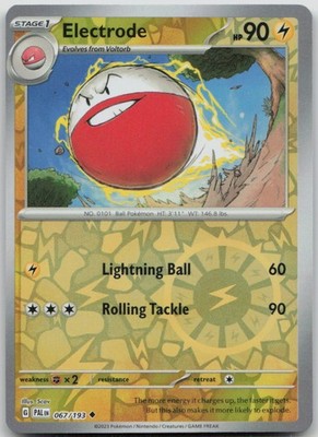 Electrode Reverse Holo Uncommon SV02: Paldea Evolved 067/193 NM