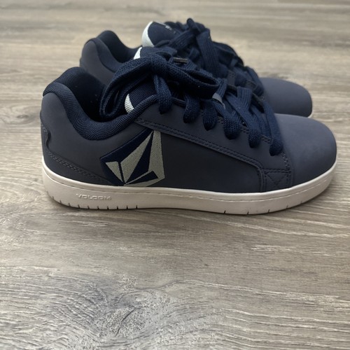 Volcom Herren Skate Inspiriert Arbeit Stein Verbund Zehenschuhe VM30486 Größe 7 Blau - Bild 1 von 6