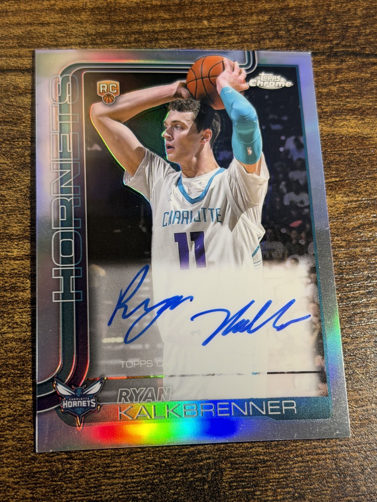 RYAN KALKBRENNER 2025-26 Topps Chrome #TCAR-RK Rookie Silver Refractor Auto