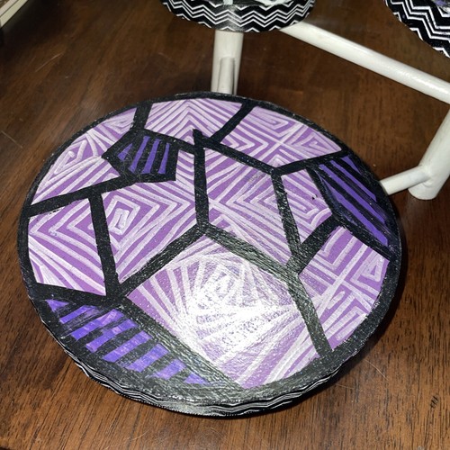 Unique Hand-Painted 3-tier Plant Stand Candle Holder Shelf decor vase holder - Picture 3 of 4