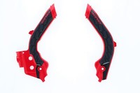 Acerbis Rahmenprotektor X-Grip Schutz Rot Schwarz FüR Husqvarna Tc 125 2019-2022
