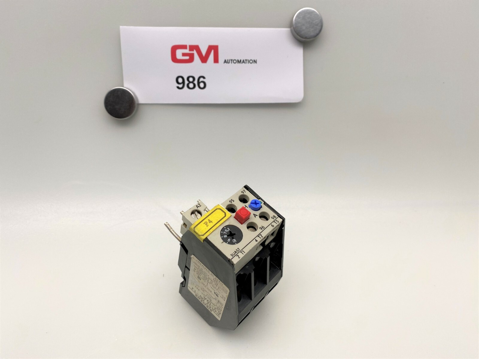 Siemens Thermal Delayed Overload Relay 3UA5200-1J 6.3-10 A