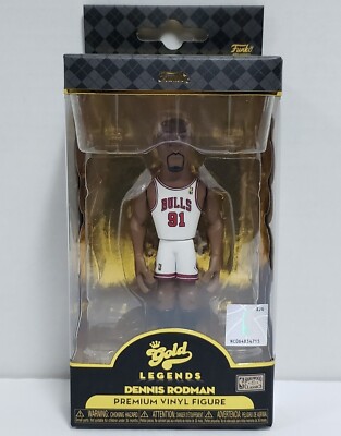 DENNIS RODMAN - Chicago Bulls Funko Gold Premium Vinyl 5'' Figure NEW & IN STOCK