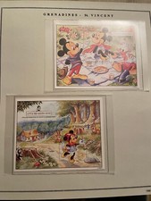 DISNEY GRENADINES & ST. VINCENT THEMED STAMPS 1993