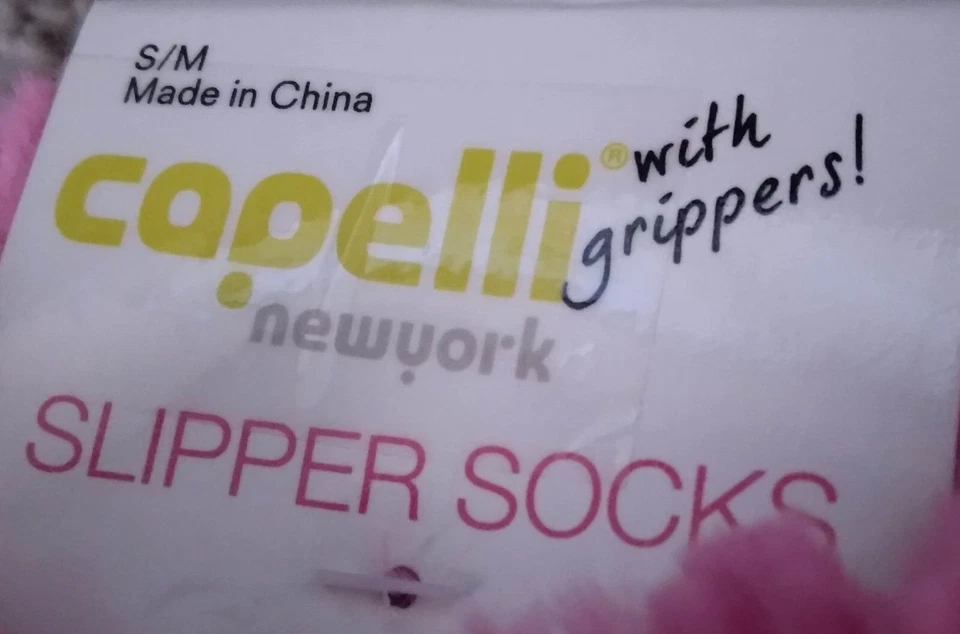 Calcetines con pinzas CAPELLI NEW YORK (rosa intenso) talla S/M 5-7 Foto 2 de 4