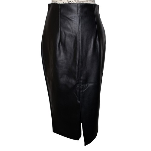 zara pencil skirt with seams