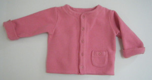 EUC Gap Baby Girl Fleece Jacket Size Newborn 3-6 mos.