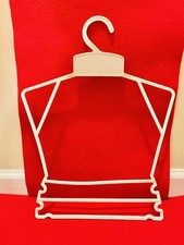 Vintage 1970  s Plastic Baby Hanger, Outfit Frame w/ Three Rung Hang, EUC- RARE 