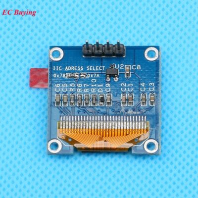 0.96 Inch OLED Display Module White LCD Module 4 Pin 128X64 LCD Display 4Pins