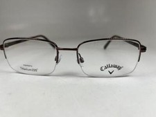 New CALLAWAY C05 Col.10 Brown Memory Titanium220 Eyeglasses 54/18/140