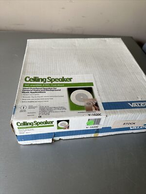 Valcom V-1020c 1 Watt 1 Way 8'' Ceiling Speaker (v1020c)