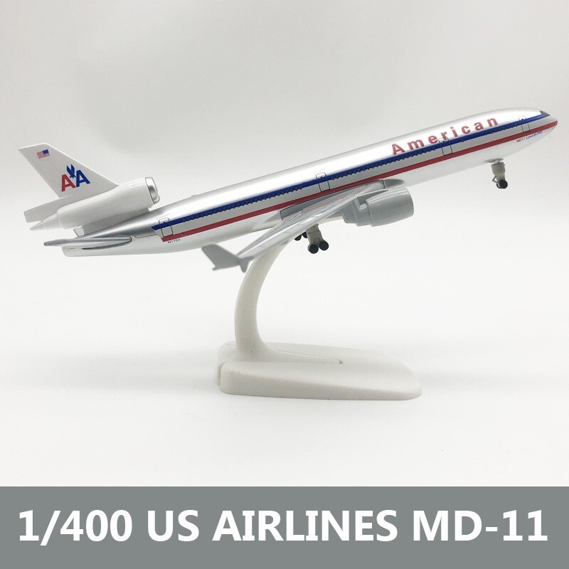 アメリカン航空 American Airlines MD-11 1/400 1/400 The American Airlines MD-11 Plane Display 20cm Diecast