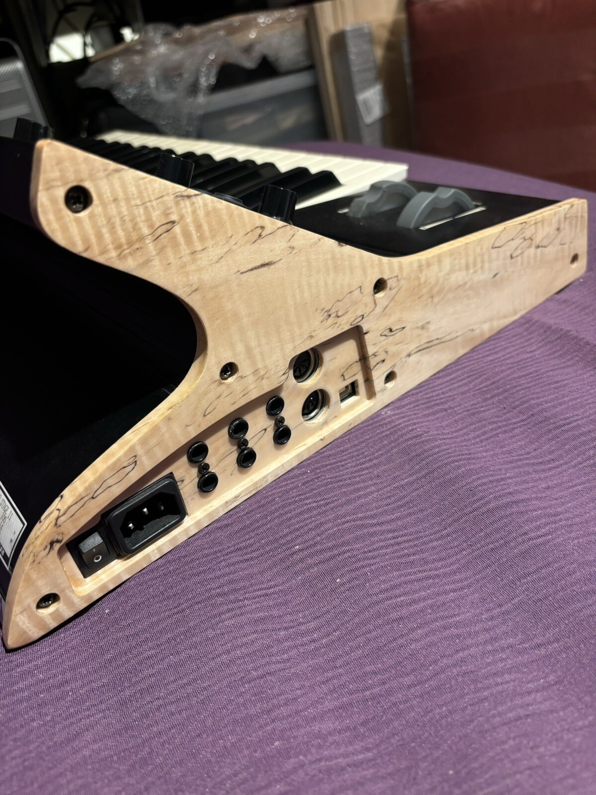 moog Sub Phatty & Little Phatty or Stage2 Sidepanels. "Aqua Timber Chestnut"2A