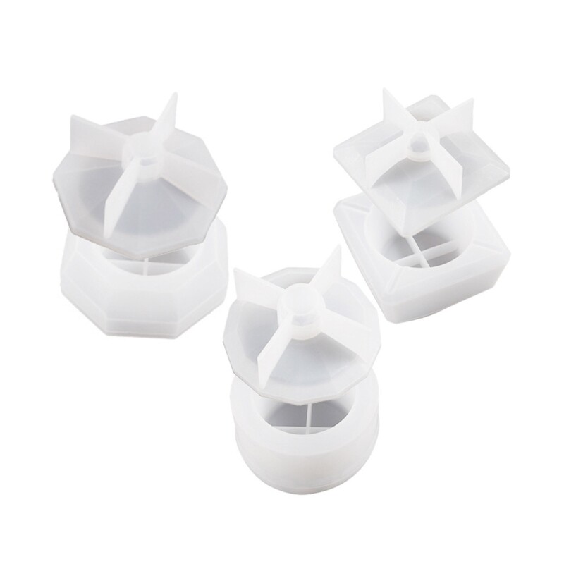 Silicone Jewelry Storage Jar Mold for Resin Crafting