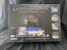 HBO Game of Thrones 4D Puzzle Westeros and Essos Puzzle Collectible- NEW /SEALED