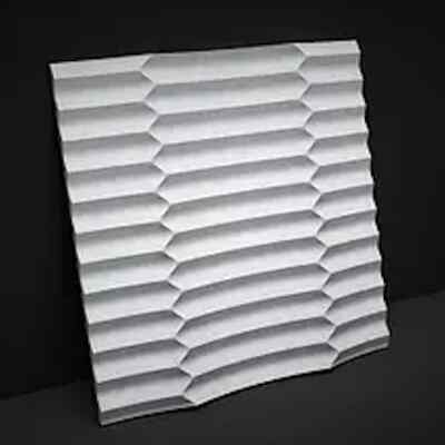 2pcs Panels Wall ABS Stone Art Plastic Mold Decor 3D Plaster Tile Form Design