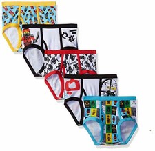 Lego Ninjago 5 PC Briefs Underwear Boy Size 6