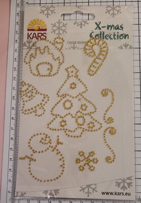 X-MAS Collection : 1 Crystal Stickerbögen von KARS ( 136 )