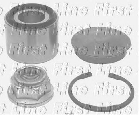 1x Cojinete de rueda eje trasero para RENAULT MEGANE I Coach 2.0 16V 2002-2003 - Imagen 2 de 8