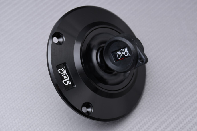 Bouchon de réservoir quart de tour noir idéal roadtrip pour Honda VFR 800 F 2014-2020 - 3