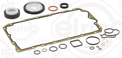ELRING 458.400 Dichtungssatz, Kurbelgehäuse für BMW,BMW (BRILLIANCE)