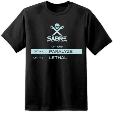 SABRE CEREBRAL DEFENCE ELYSIUM MOVIE T SHIRT  (S -3XL) ALIENS STAR WARS NOSTROMO