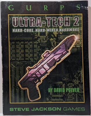 Gurps Ultra-Tech 2 Steve Jackson Games RPG Sourcebook TPB Roleplaying 6525 Book