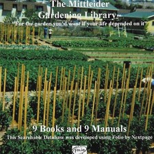 The Mittleider Gardening Library CD, 9 Books  9 Manuals, Searchable, NEW SEALED