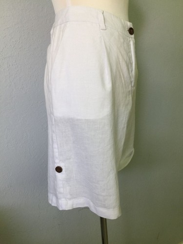 *10* JONES NEW YORK 100% Linen 4-pocket Dress Shorts Skirt Top Pants Tunic Capri - Picture 3 of 6
