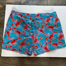 George g  Men's swim shorts LOBSTERS Bathing suit drawstring size XL 40-42 