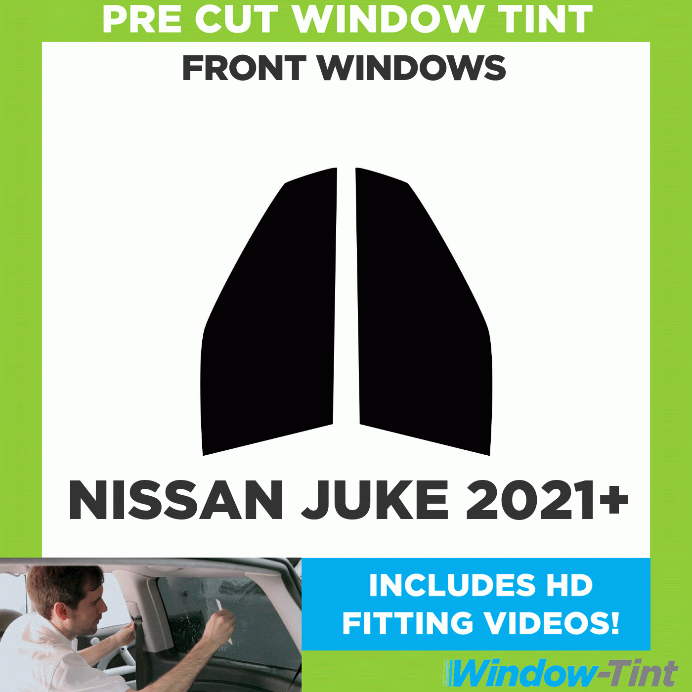 Vor Cut Auto Getönte Scheiben für Nissan Juke 2021+ Vorne Windows ...