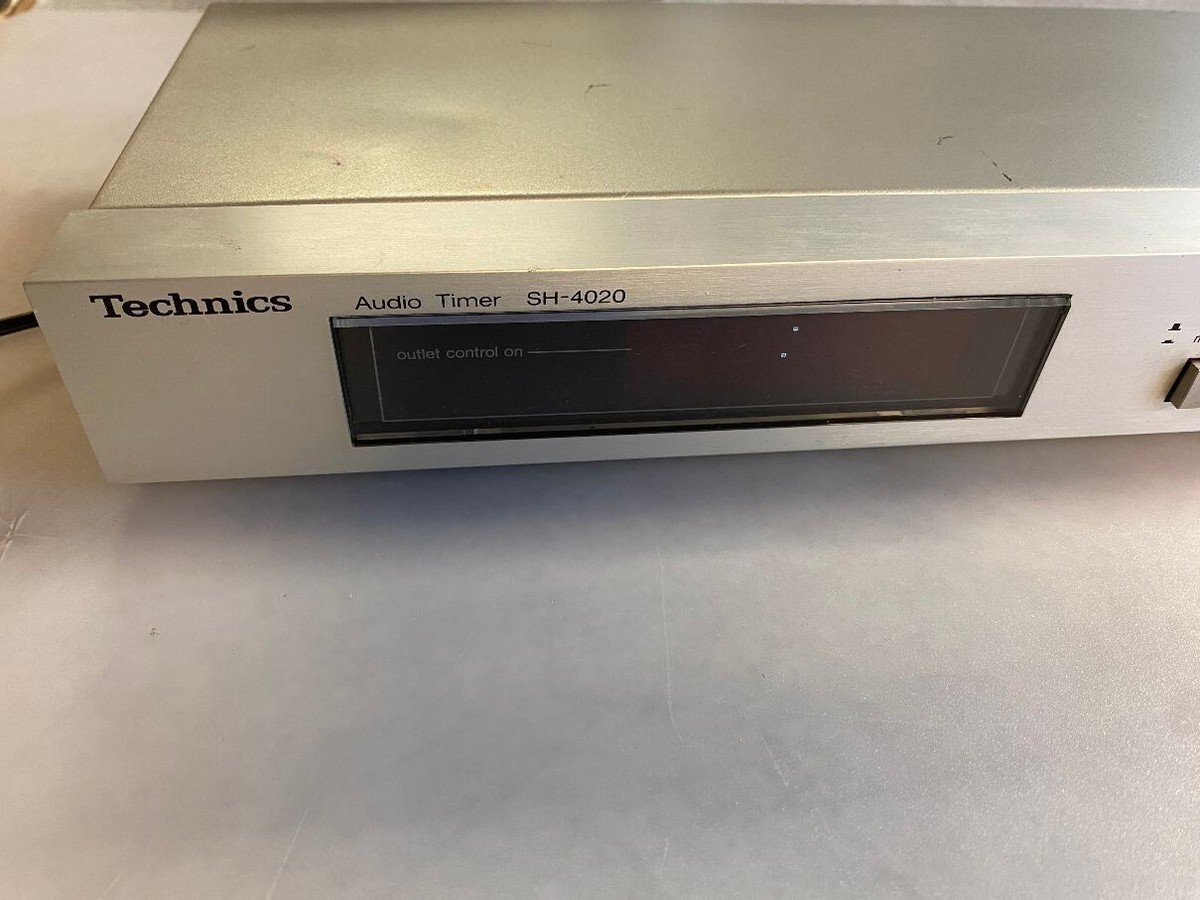 Vintage Silver Technics Audio Digital Timer SH-4020 Japan -Tested