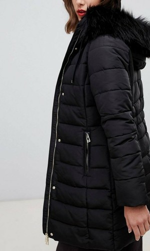Stradivarius Longline Puffer Jacket 
