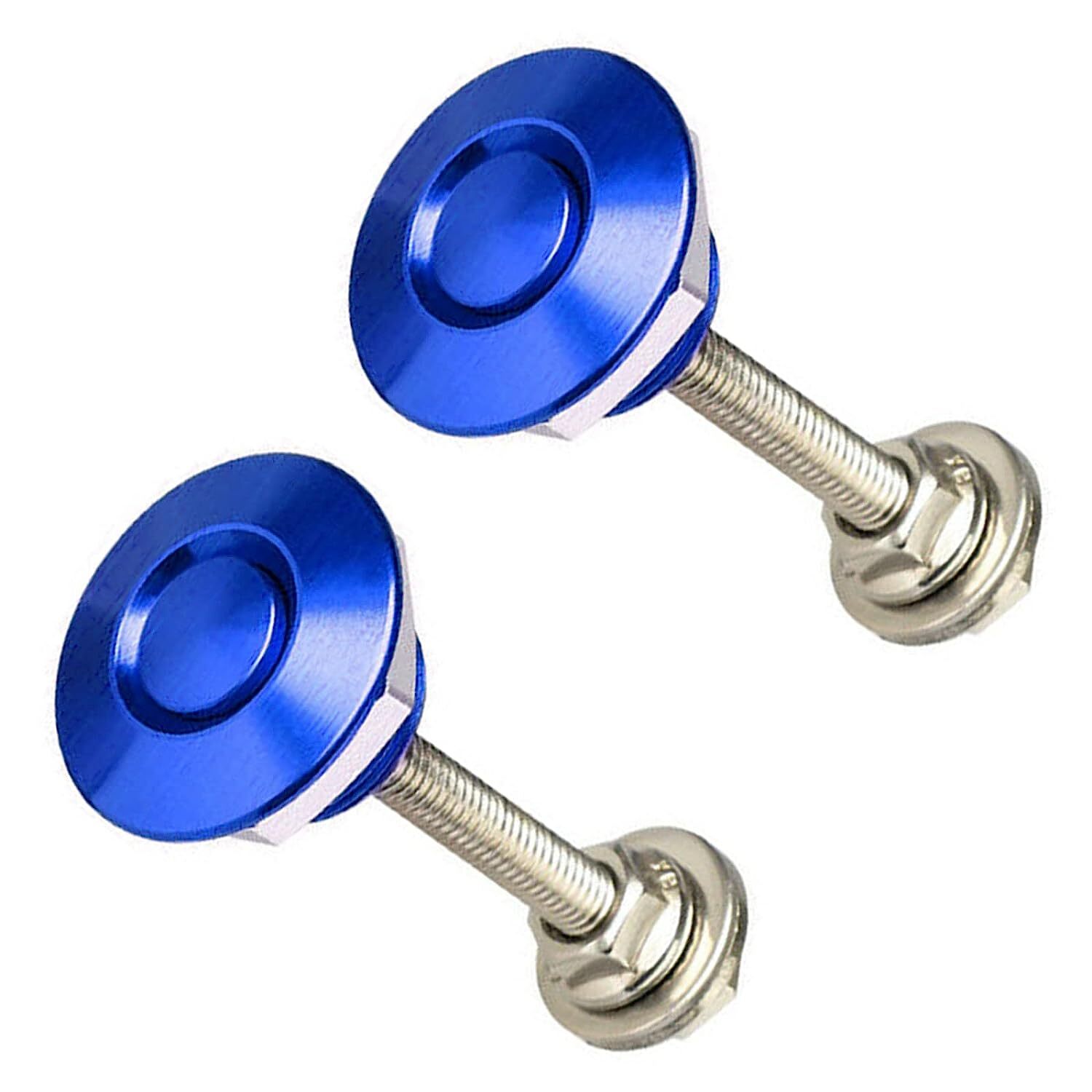 2-Pack Quick-Release Hood Latch Pins Bonnet Lock Clip Bumper Kit