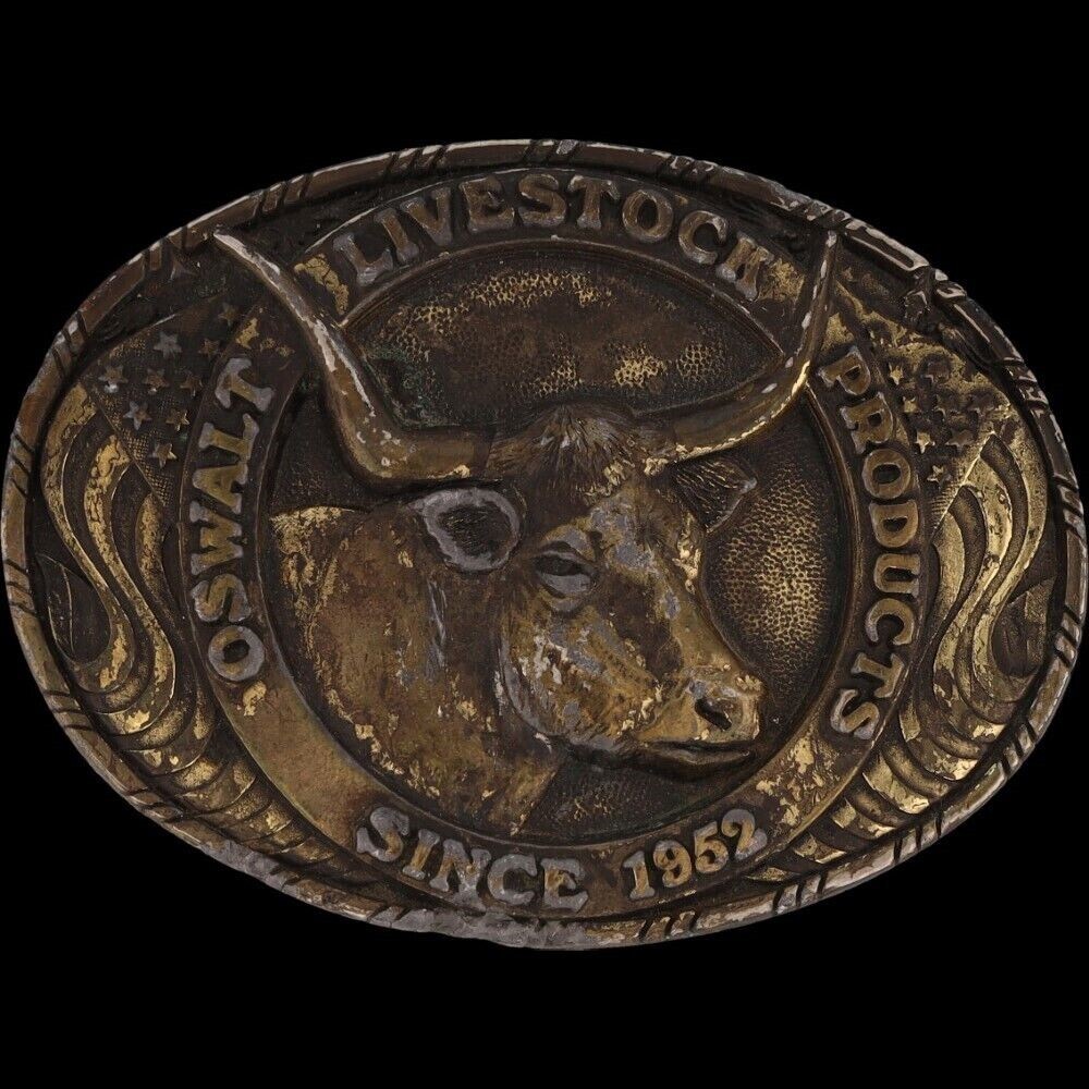 Oswalt Family Farm Cattle Sheep Beef Producer Livestock 70s Vintage