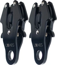 Frog Clip, Dog Leash Clasp, Black, 2-Pack!