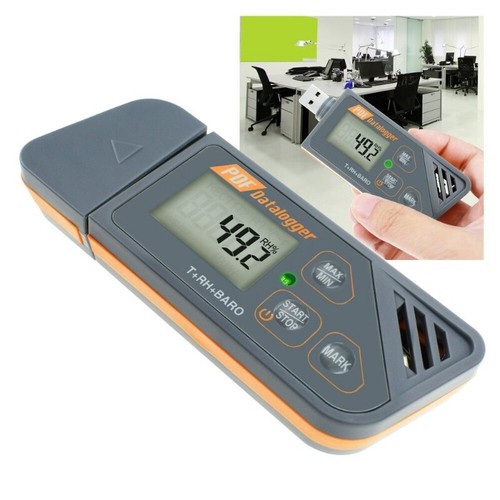 Nuovo Registratore Dati USB Impermeabile Temperatura Umidità e Pressione Atmosferica - Foto 4 di 10