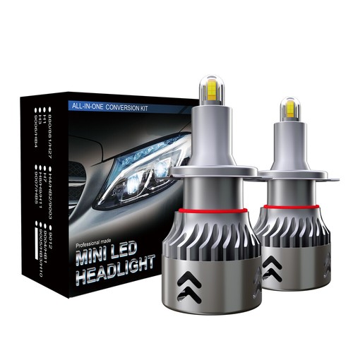 2x110W H1 H7 H8 H9 H11 9005 9006 8 Side Canbus LED Headlight Bulbs 6000K 30000LM - Picture 16 of 19