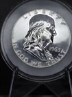 1963 Franklin Proof Half Dollar BU, 90% Silver, Uncirculated, Gem Quality